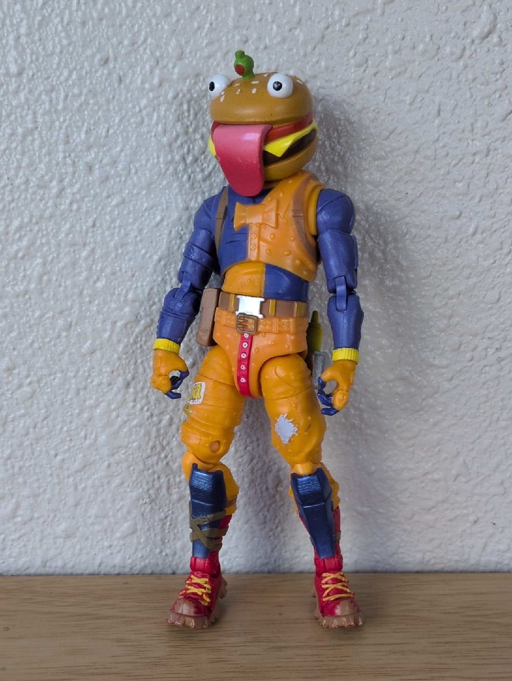 Fortnite Beef Boss Burger Head Action Figure Toy
